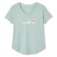 George Women's V-Neckline Sleep Tee