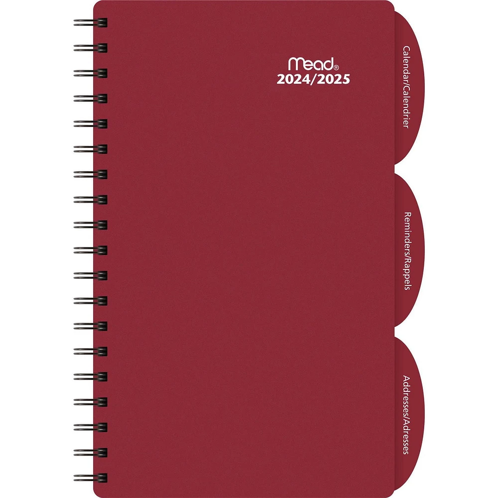 Planificateur poly hebdomadaire/mensuel Mead Pocket 2025 Planificateur