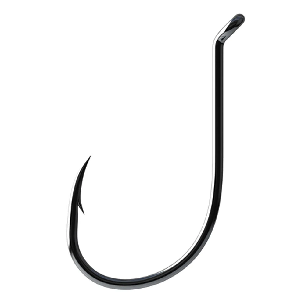 Eagle Claw QL2BGH-8 Crochet Poulpe laser, forgé, noir platine, taille 8, paquet de 12 Crochet Poulpe laser