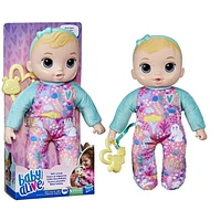 Baby Alive Soft 'n Cute, cheveux blonds, première poupée de bébé, lavable au corps souple, 28 cm, pour jeunes enfants, dès 18 mois, jouet de dentition