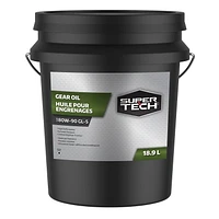 SuperTech Huile pour engrenages SAE 80W-90 GL-5, seau, 18.9L Application haute performance et extrême pression