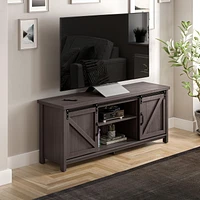 Bestar Isida 58W TV Stand in storm gray