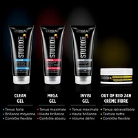 Studio Line Gel coiffant CLEAN Tenue flexible forte