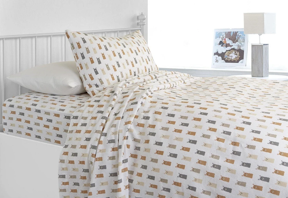Royale Ensemble De Draps en Flannelle