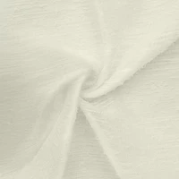 Loft Living Banan Transparent panneau de rideau à œillets 52 x 108 in Blanc cassé