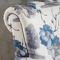 Rita Floral Print Fabric Club Chair