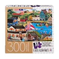 EZ Grasp 300-Piece Jigsaw Puzzle - Summertime Spirit Village