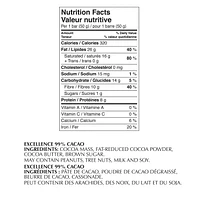Chocolat noir Lindt EXCELLENCE à 99 % de cacao – Barre (50 g)