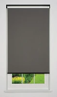 Store à enrouleur occultant sans fil Linen Avenue-Blackout Dark Grey
