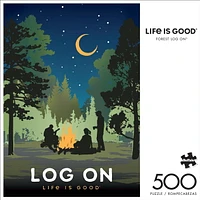 Buffalo Games - Le puzzle Life is Good  - Forest Log On - en 500 pièces
