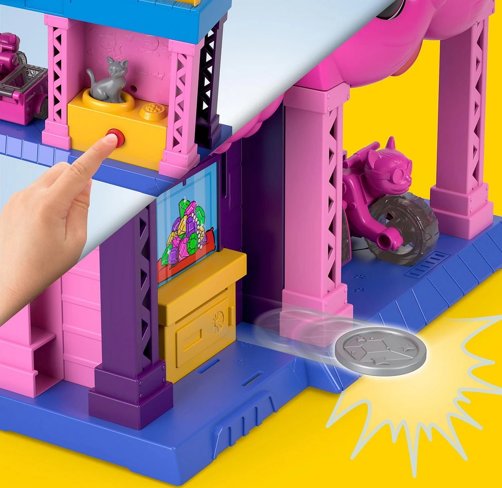 Imaginext DC Super Friends Maison de jeu de Catwoman, figurine, acc.