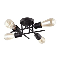 Dainolite NEB-184SF-ES Espresso Flush Mount