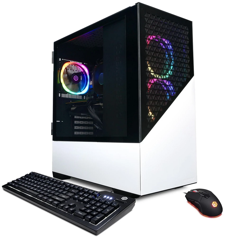 CYBERPOWERPC Gamer Master Desktop AMD Ryzen 7 7700 GMA9360CPGV2