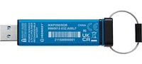 Kingston Ironkey Keypad 200 USB-A Clé USB cryptée 8 Go | Indépendant du système d'exploitation | FIPS 140-3 niveau 3 | XTS-AES 256 bits | Protection BadUSB et Brute Force | Option multi-broches | IKKP