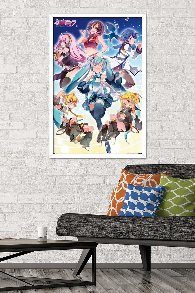 Hatsune Miku - Group Wall Poster, 14.725" x 22.375"