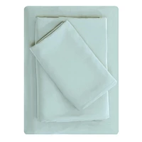 Ensemble de draps en microfibre doux et facile d'entretien Mainstays – Solide Tailles: 1 place, 2 places et grand lit