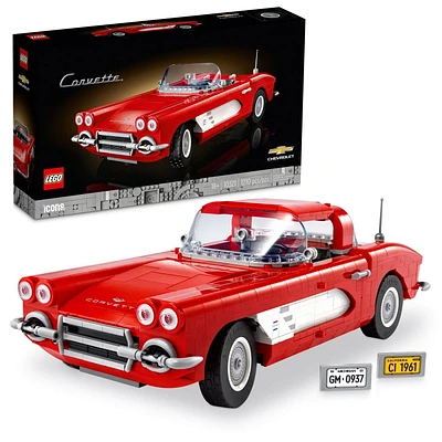 LEGO Icons La Corvette 10321 Ensemble de construction (1210 pièces) Comprend 1210 pièces, 18+ ans
