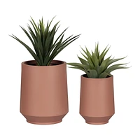 Dalya Set of 2 Planters Greige
