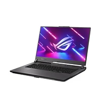Ordinateur portable de jeu ASUS ROG Strix G17, écran QHD 240 Hz de 17,3 pouces, carte graphique GeForce RTX 4060, processeur AMD Ryzen 9 7945HX, mémoire DDR5 de 16 Go, SSD PCIe de 1 To, Wi-Fi 6E, Wind