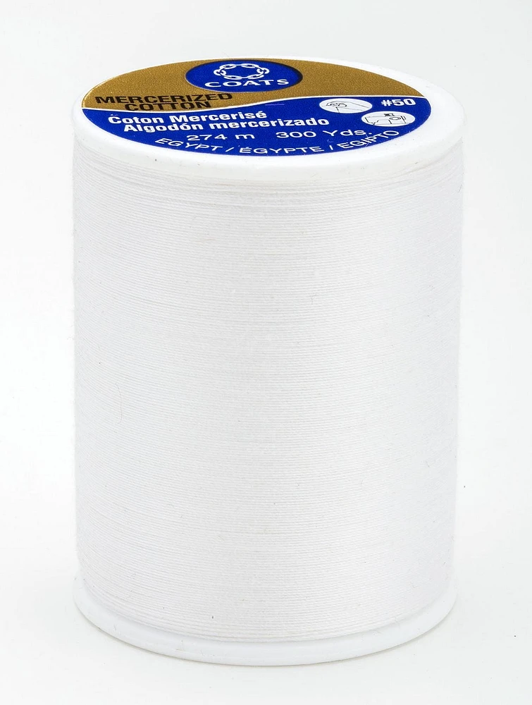 Coats & Clark™ 100% Cotton Thread, 300 Yards, 100% Cotton Thread 300Yds