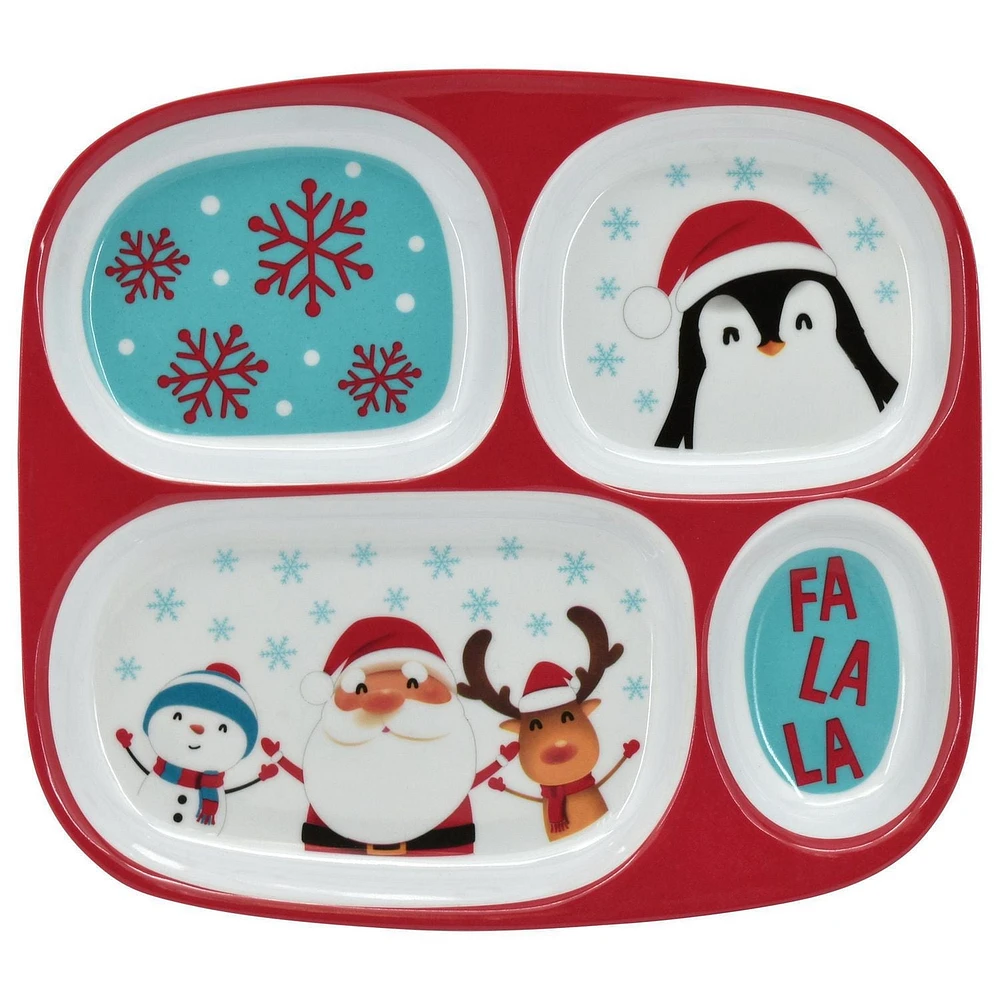 HOLIDAY TIME Assiette de Séparation pour Enfants