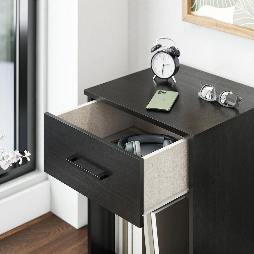 Ameriwood Home BrEZ Build Pearce Nightstand with Drawer