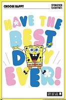Nickelodeon Spongebob - Choose Happy Wall Poster, 22.375" x 34"