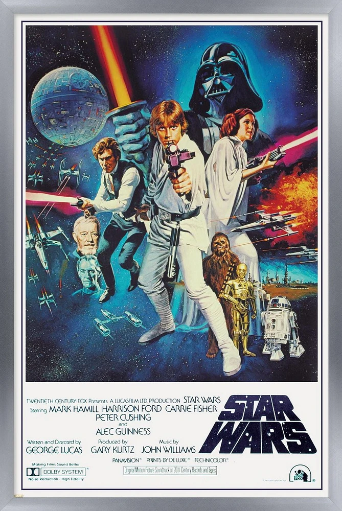 24X36 Star Wars: A New Hope - One Sheet Wall Poster, 24" x 36"