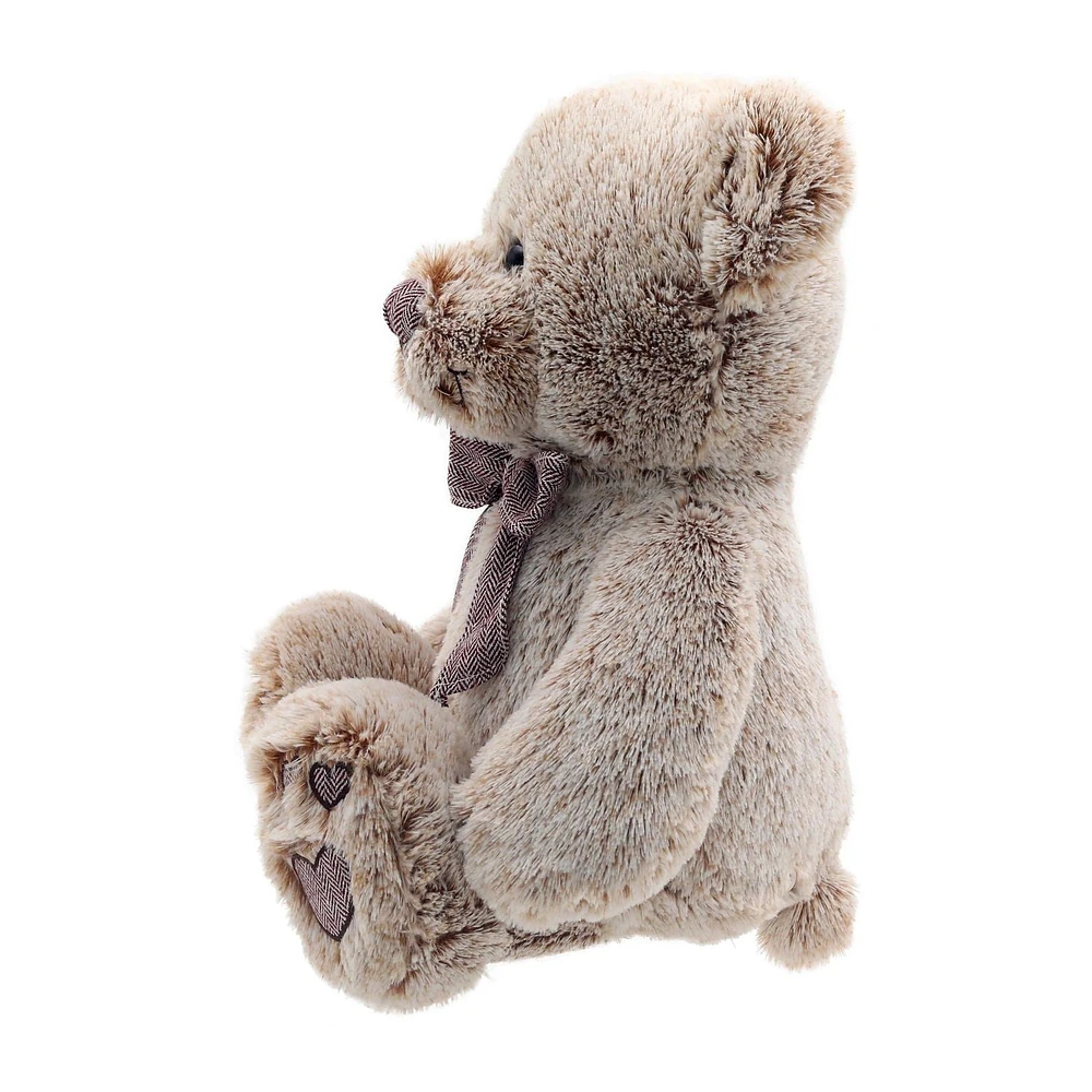 Façon de célébrer la Saint-Valentin en peluche précieuse, marron