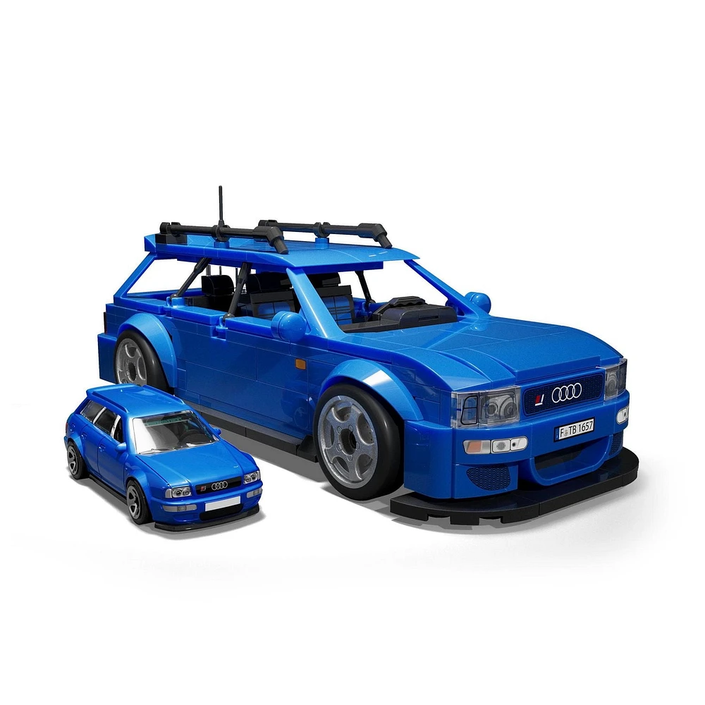 MEGA-Hot Wheels-Coffret Audi Avant RS2 de 354 pièces Âges 13Y+