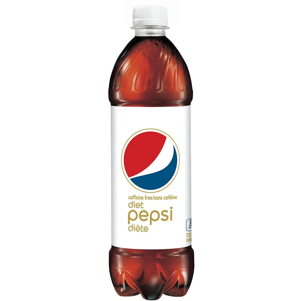 Caffeine Free Diet Pepsi Cola, 710mL Bottles, 6 Pack, 6x710mL