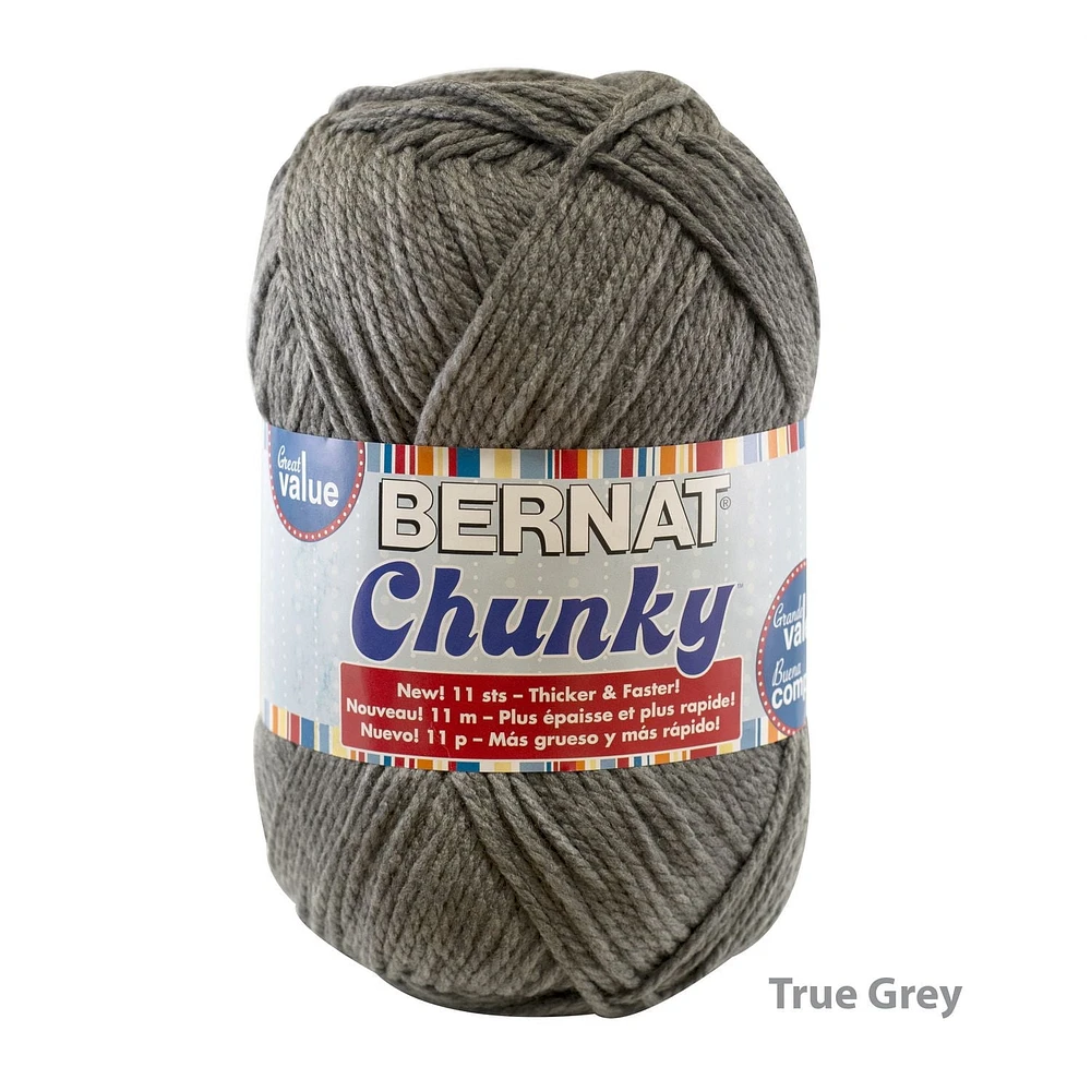 "Bernat® Fil Softee® Chunky™, Acrylique #6 Super Volumineux, 14oz/400g, 431 Yards" Fil à tricoter de taille économique