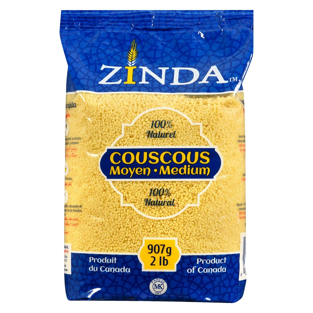 COUSCOUS MEDIUM                                                                 ;, ZINDA COUSCOUS MEDIUM  907G