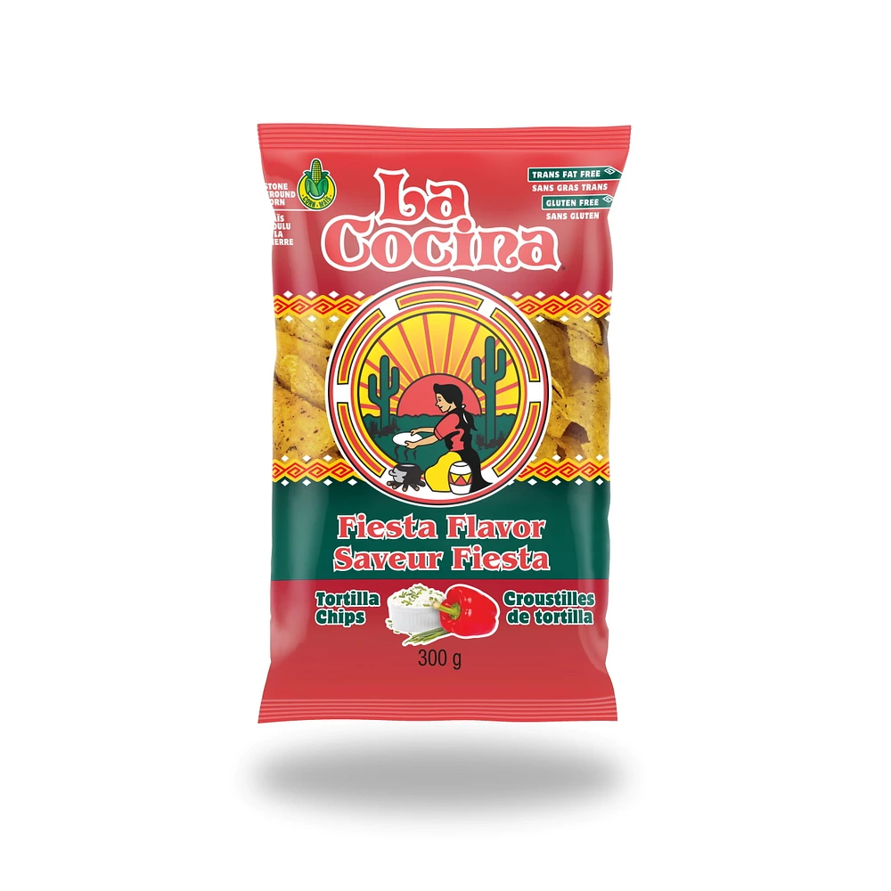 La Cocina Fiesta Tortilla Chips, La Cocina Fiesta Flavoured Tortilla Chips