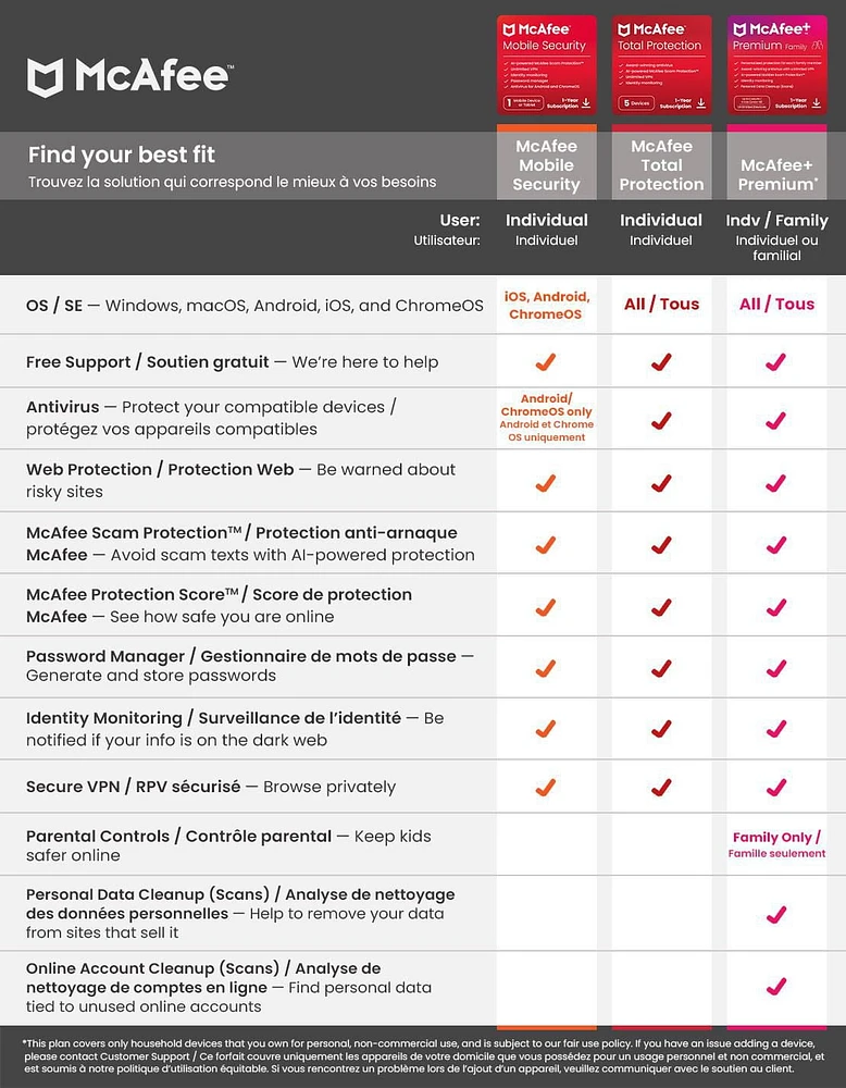 McAfee Mobile Security (Android/iOS) - 1 Year Subscription [Digital Code]