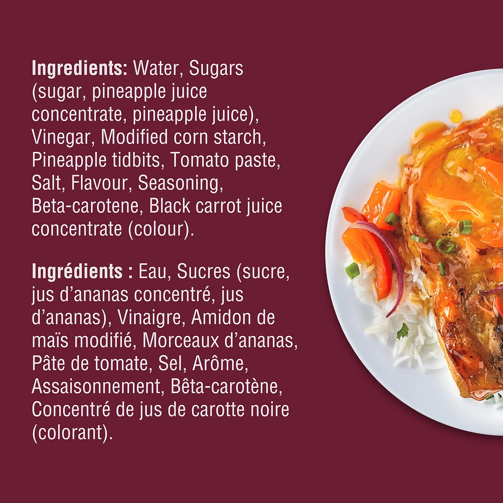 VH Gluten Free Pineapple Marinade Cooking Sauce, 341 mL