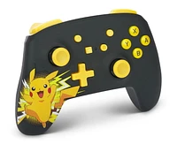 Manette sans fil PowerA pour Nintendo Switch – Pikachu Extatique