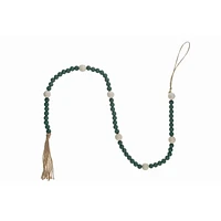 Guirlande De Perles À Double Bois (Vert)