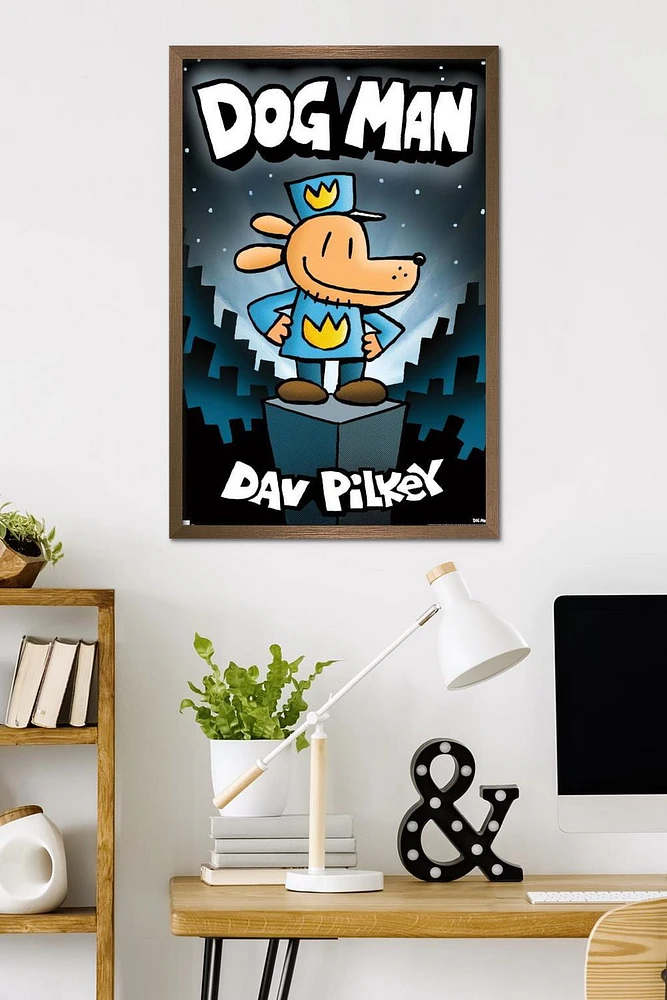 Dog Man - Book Cover (2016) Wall Poster