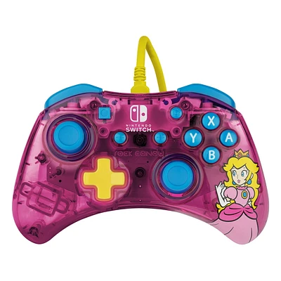 PDP Rock Candy™ Wired Controller: Bubblegum Peach - Nintendo Switch, PDP Rock Candy W CTRL: Peach