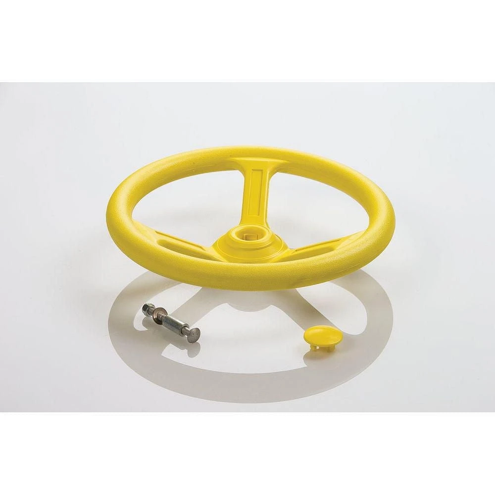 Creative Cedar Designs Steering Wheel Playset Accessory, Yellow