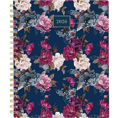 Agenda Grand CAMB floraux foncés W/M,26 Agenda