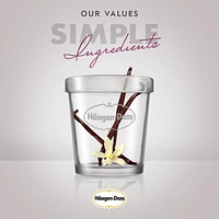 Barres de crème glacée HÄAGEN-DAZS® Miniatures Vanille amande 4 x 55 ml 4x55 ml