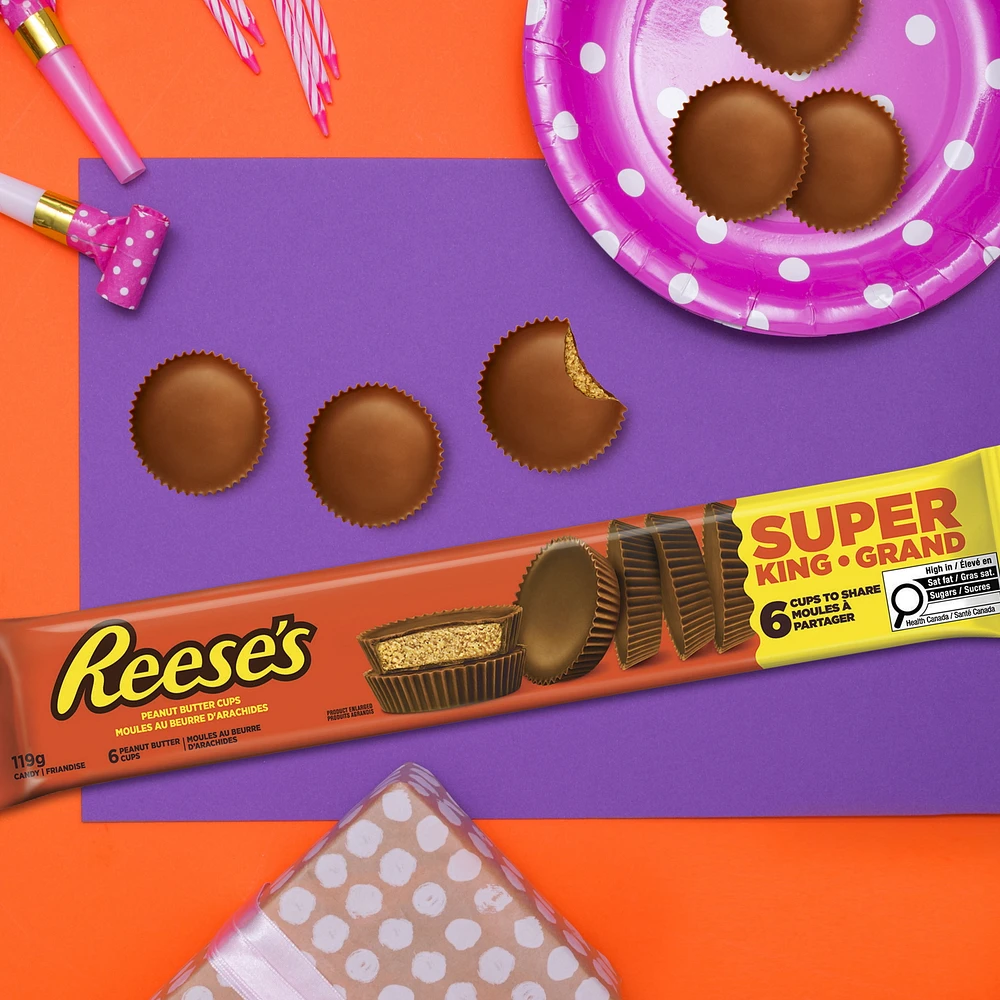 Reese's Peanut Butter Cup Super King 119g, 144pk, Reese's PBC Super King