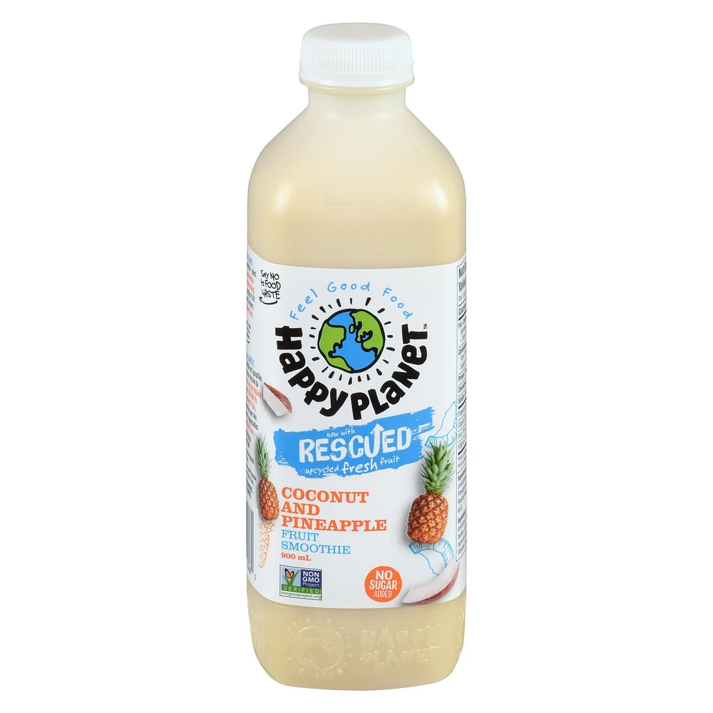 Smoothie aux fruits Happy Planet à la noix de coco et ananas