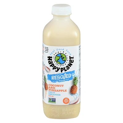 Smoothie aux fruits Happy Planet à la noix de coco et ananas
