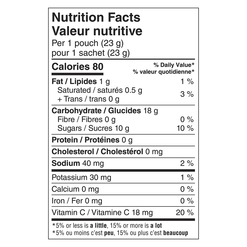 Gushers Fruit aux Fruits, Saveur Variées, Sans Gluten, Collation pour Enfants, 6 sachets 6 sachets, 138 g