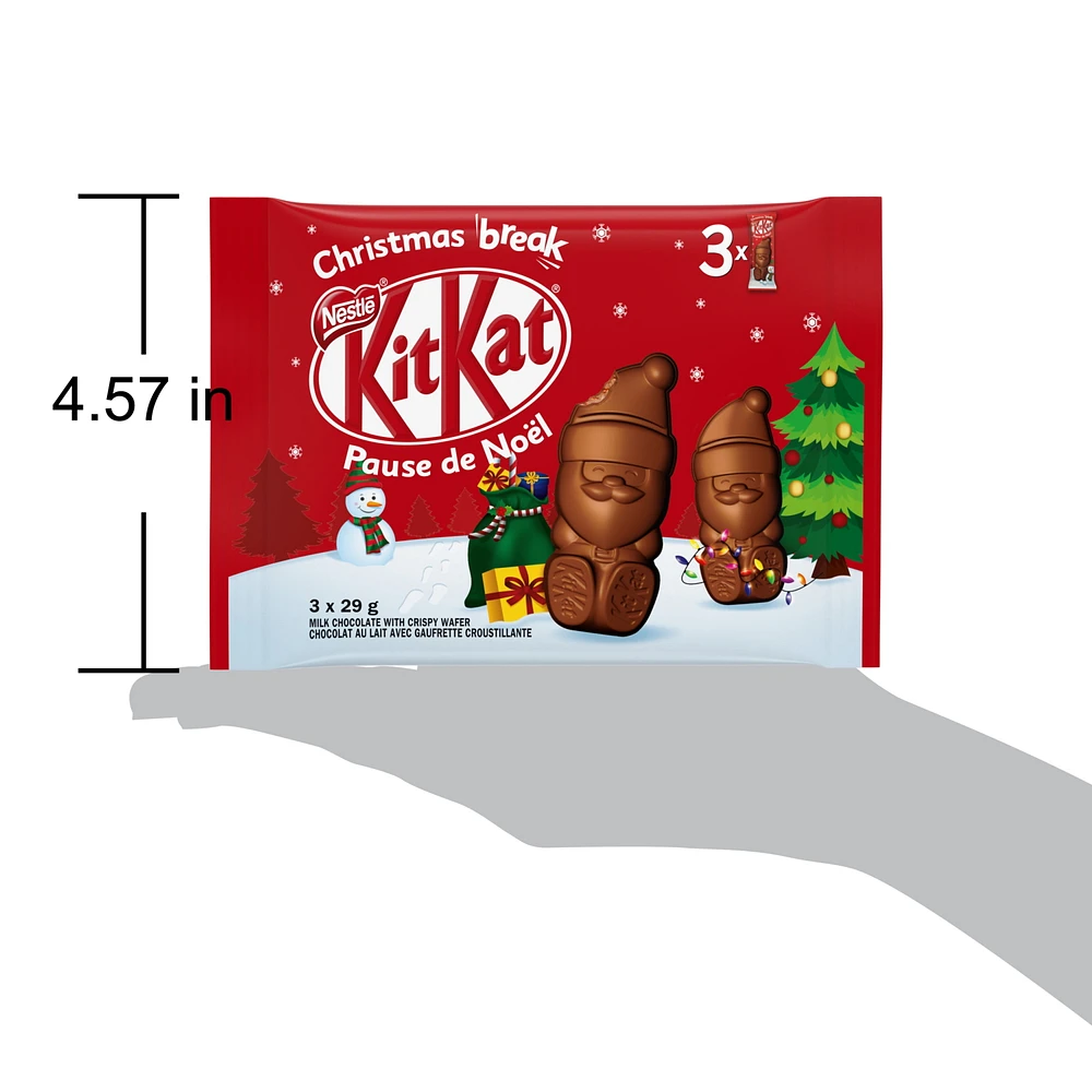 Holiday Milk Chocolate Santas, 87 g