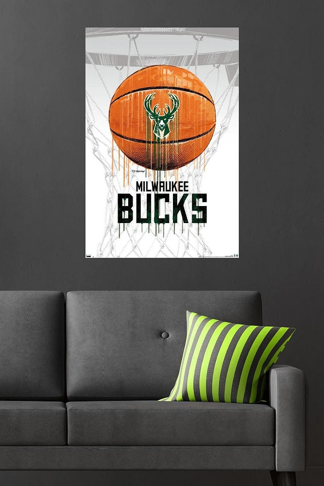 NBA Milwaukee Bucks - Ballon goutte à goutte 20