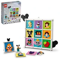 LEGO Disney Classic 100 ans d’icônes de Disney Animation 43221 Ensemble de construction (1022 pièces)